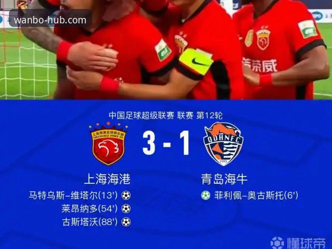 青岛海牛3-1爆冷击败上海海港：中超第9轮赛事全面评测与深度分析